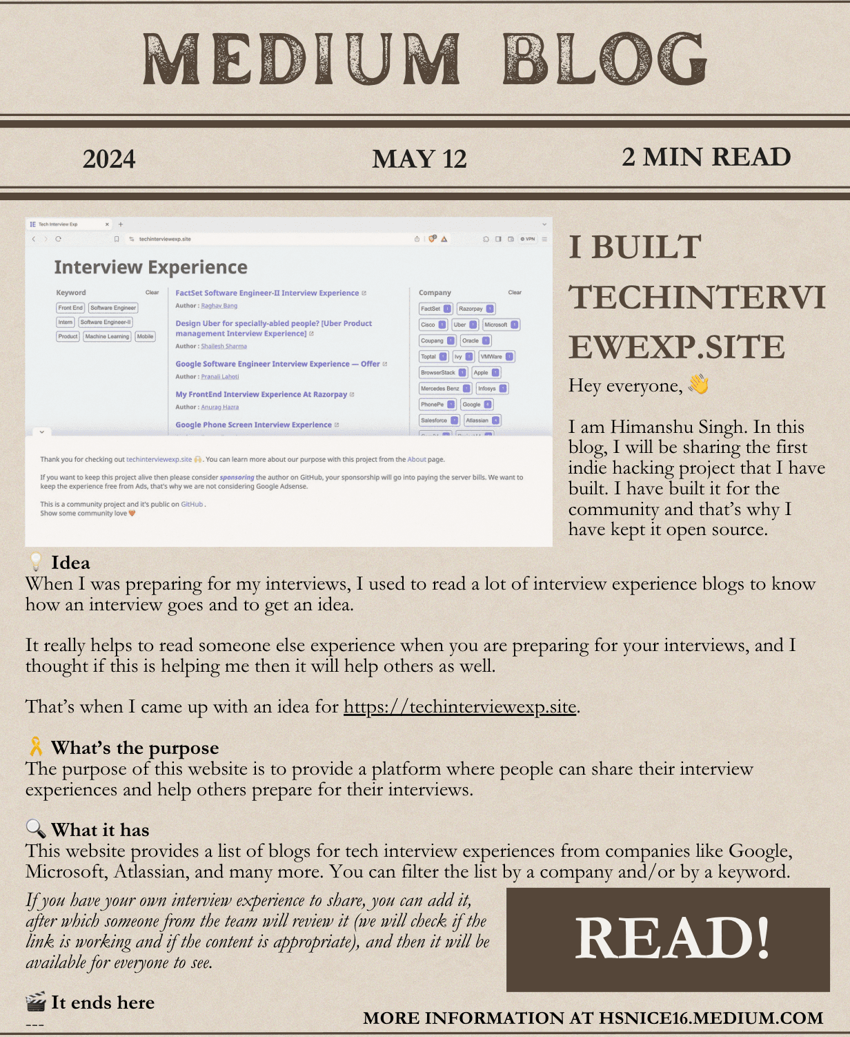 i-built-techinterviewexp-site
