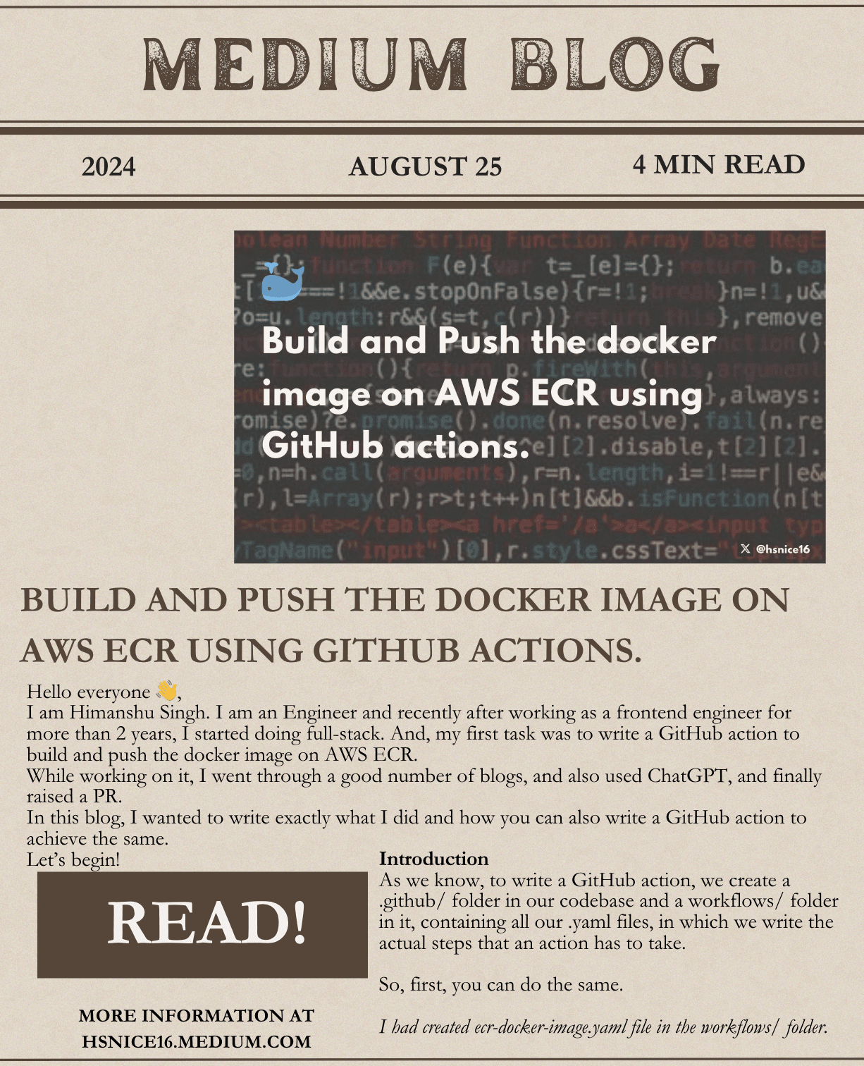build-and-push-the-docker-image-on-aws-ecr-using-github-actions
